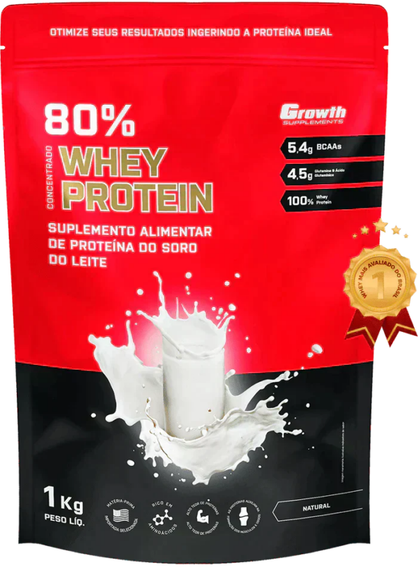 [COMBO 12] 01 WHEY PROTEIN 80% CONCENTRADO 1KG + 01 CREATINA MONOHIDRATADA 250G + 01 MULTIVITAMÍNICO ULTRA (120 UNIDADES) - Image 3