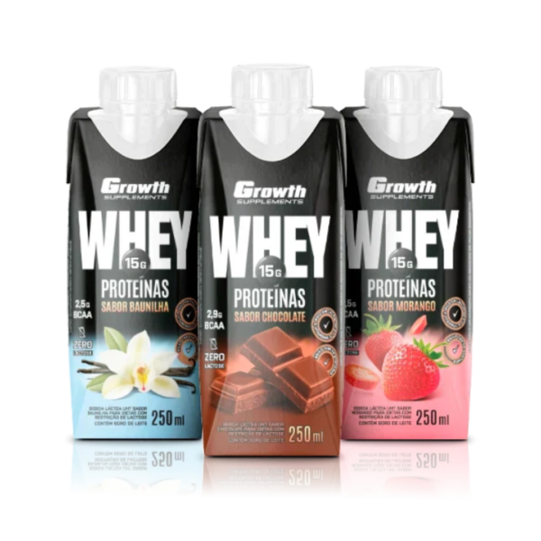 10 BEBIDAS LÁCTEA UHT DE PROTEÍNAS 250ML (WHEY PRONTO)