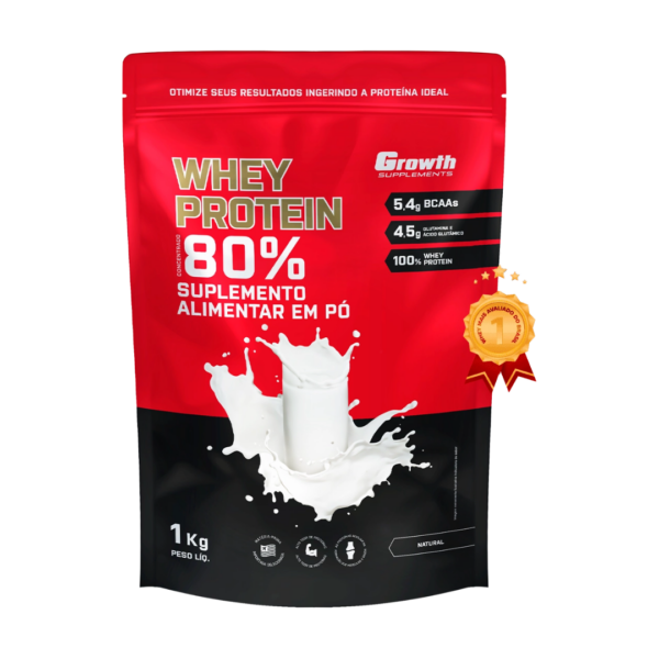 (TOP) WHEY PROTEIN 80% CONCENTRADO (1KG)