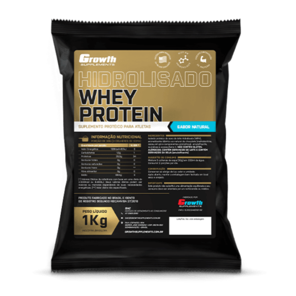 WHEY PROTEIN HIDROLISADO 1KG