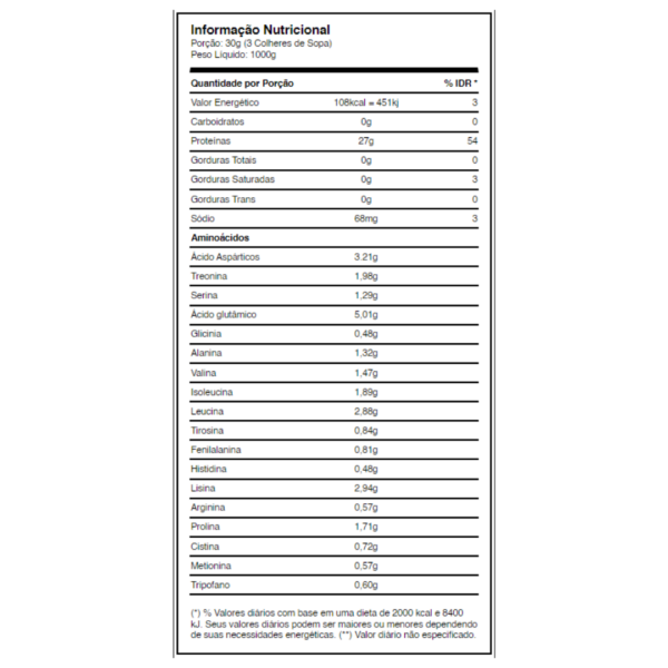 WHEY PROTEIN HIDROLISADO 1KG - Image 2